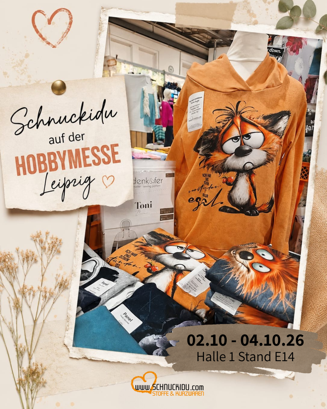 Schnuckidu auf der Hobbymesse Leipzig 2026