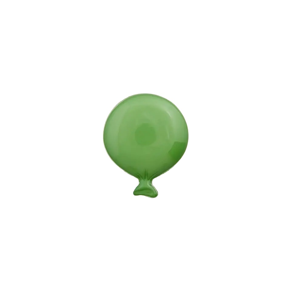 Knopf - Polyamidknopf Öse - 18mm - Luftballon - Hellgrün
