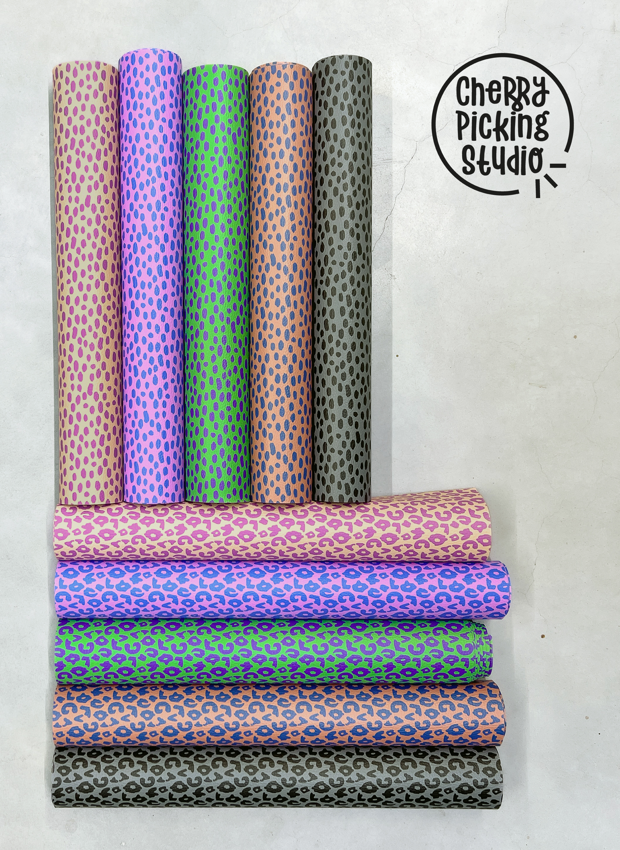 Vororder - Kunstleder - Brush & Wild by Cherry Picking - LEO - Pink