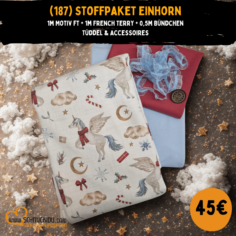 Stoffpaket - UNIKAT - Einhorn