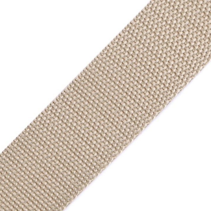 Gurtband - Taschengurtband aus Polypropylen - Uni - Beige - 25mm