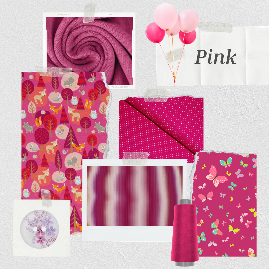 Stoffe und Kurzwaren in Pink - Inspiration - Farbwelten - Farbwelt Pink