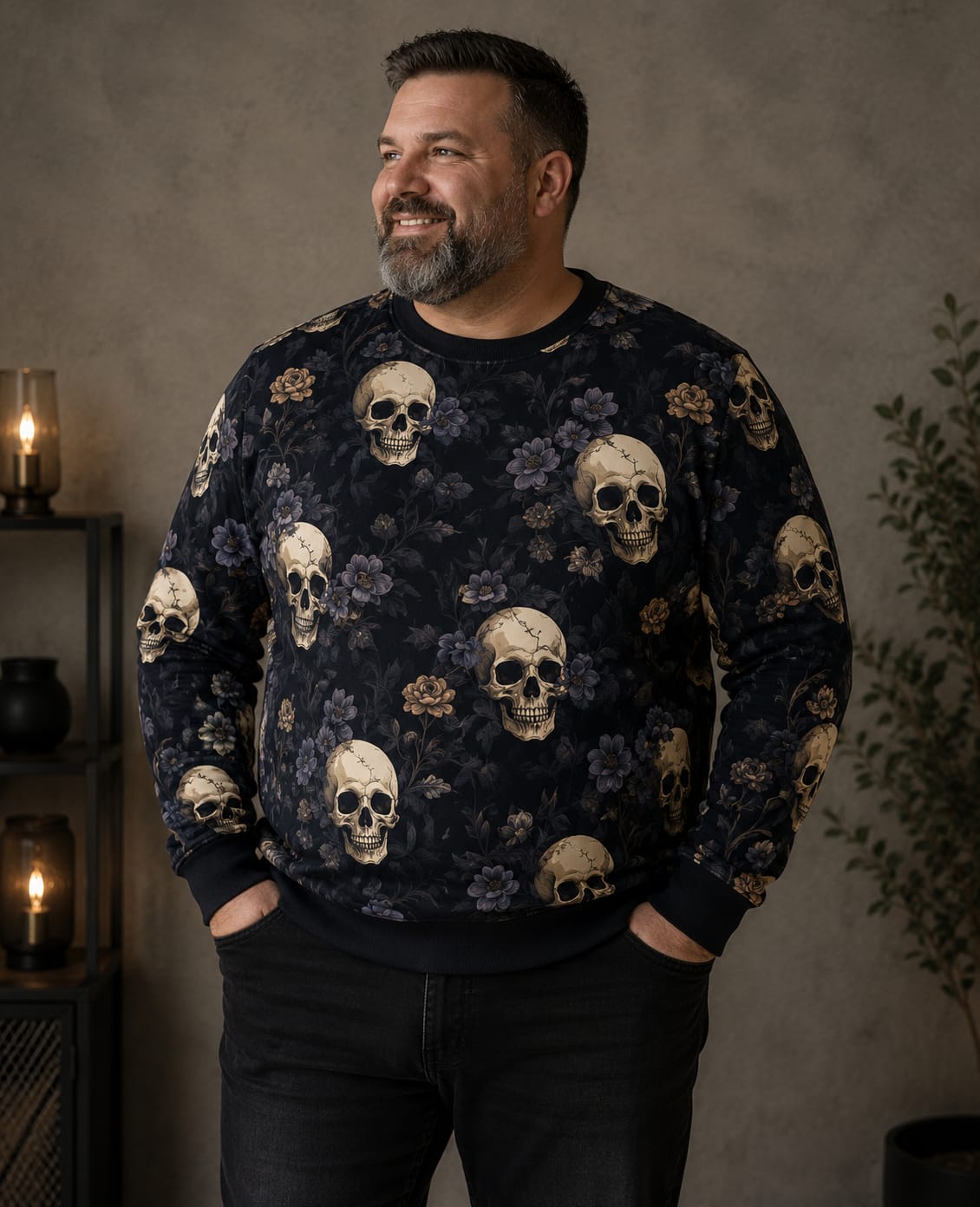 VORORDER - Eigendesign  - Lila Skulls