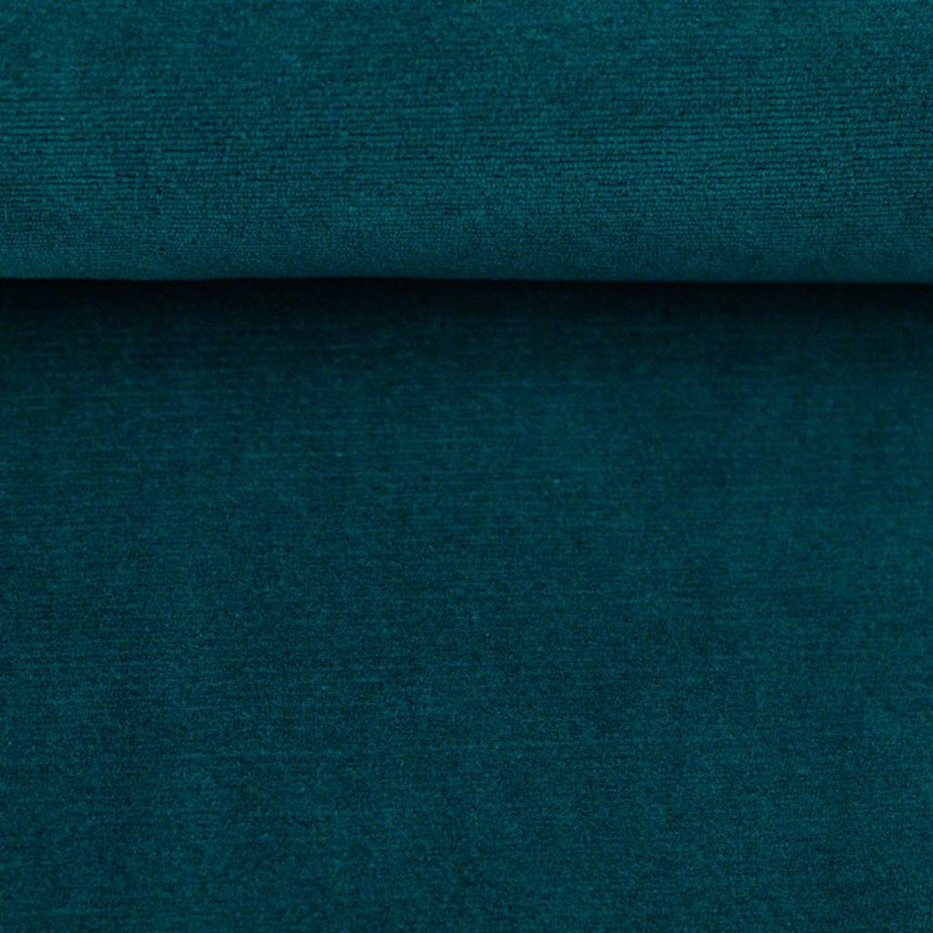 Swafing Nicky Feincord Bibi in Petrol, weicher elastischer Cord-Nicky, 80% Baumwolle, 17% Polyester, 3% Elasthan, Vorbestellung September/Oktober 2026