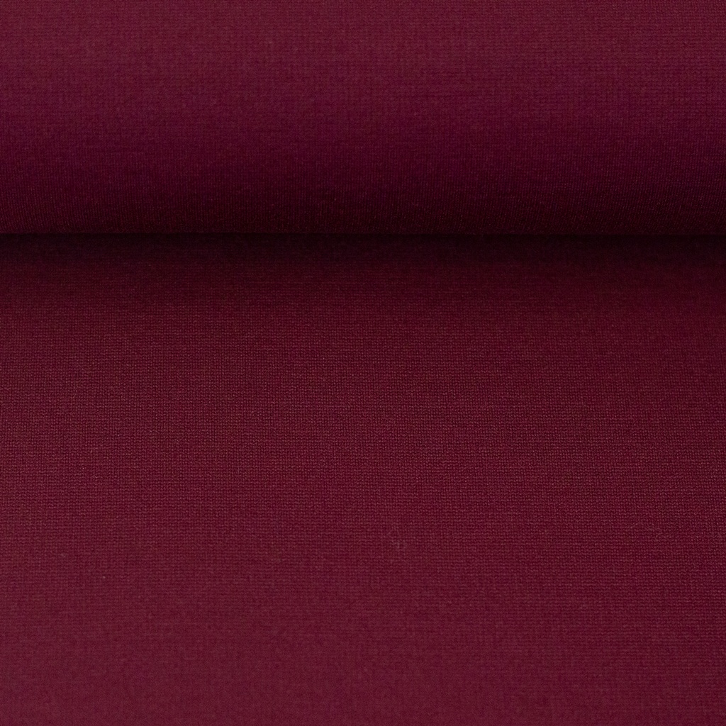 Swafing Romanit Punto di Roma Modena Bordeaux – Hochwertiger, schwerer Interlock-Jersey für elegante Hosen, Kleider und Blazer.