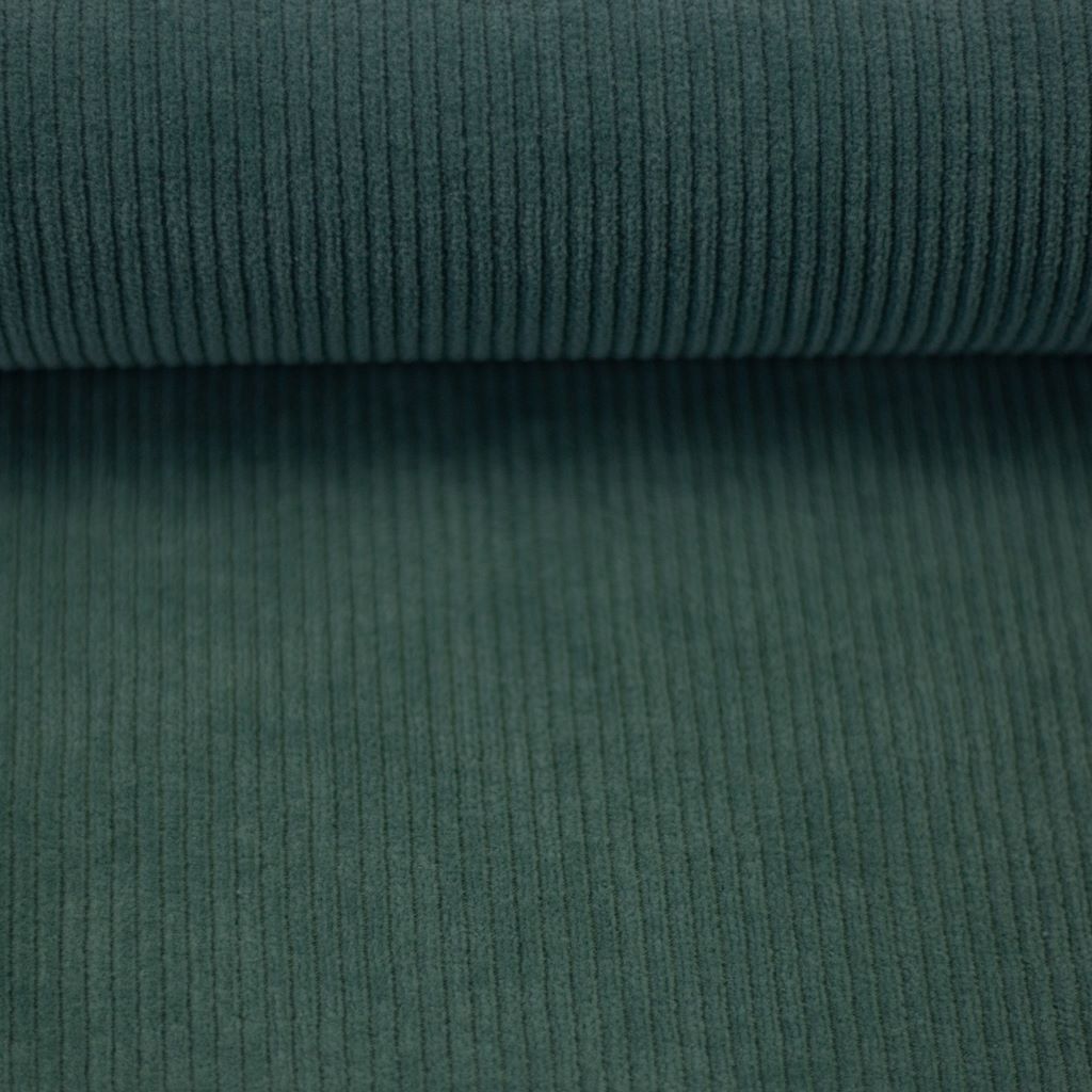 Cord - Cordjersey - Stretch - Uni - Juna - Swafing - Smaragd
