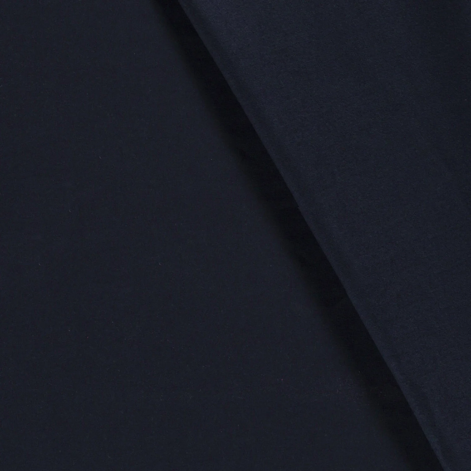 Sweat Stoff - leicht angeraut - Uni  - Navy