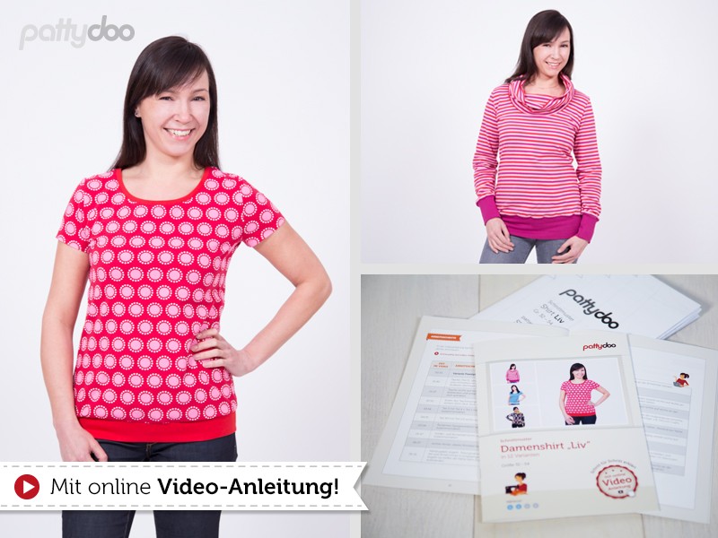 Pattydoo - Schnittmuster Liv Casual by pattydoo Pattydoo - Schnittmuster Liv Casual by pattydoo
