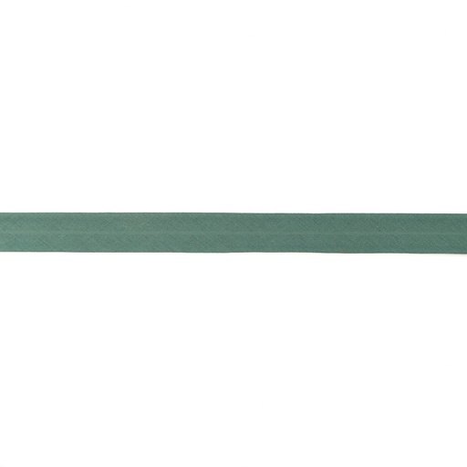 Baumwolle - Schrägband - Uni - Altgrün - 20mm