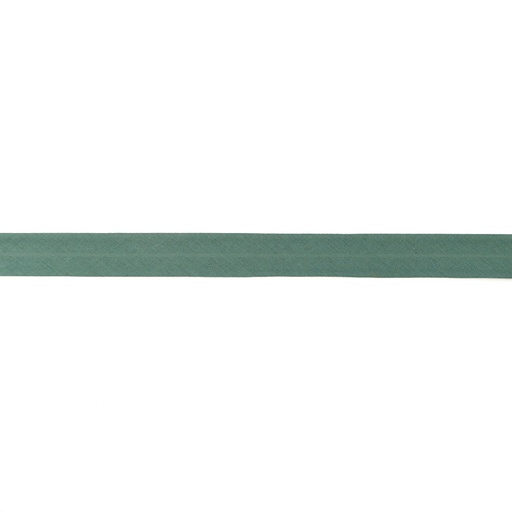 Baumwolle - Schrägband - Uni - Altgrün - 20mm