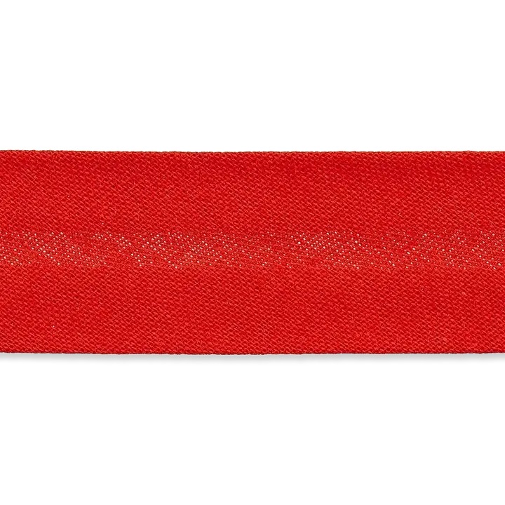 Schrägband - Einfassband - Meterware - Uni - 20mm - Rot 