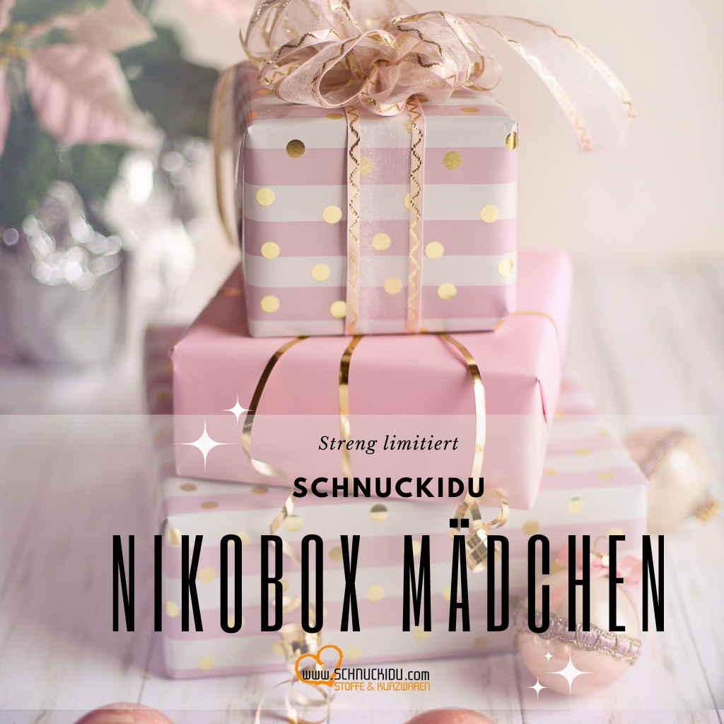 Stoffpaket Nikolaus - Nikobox für Mädchen - Vorbestellung - STRENG LIMITIERT