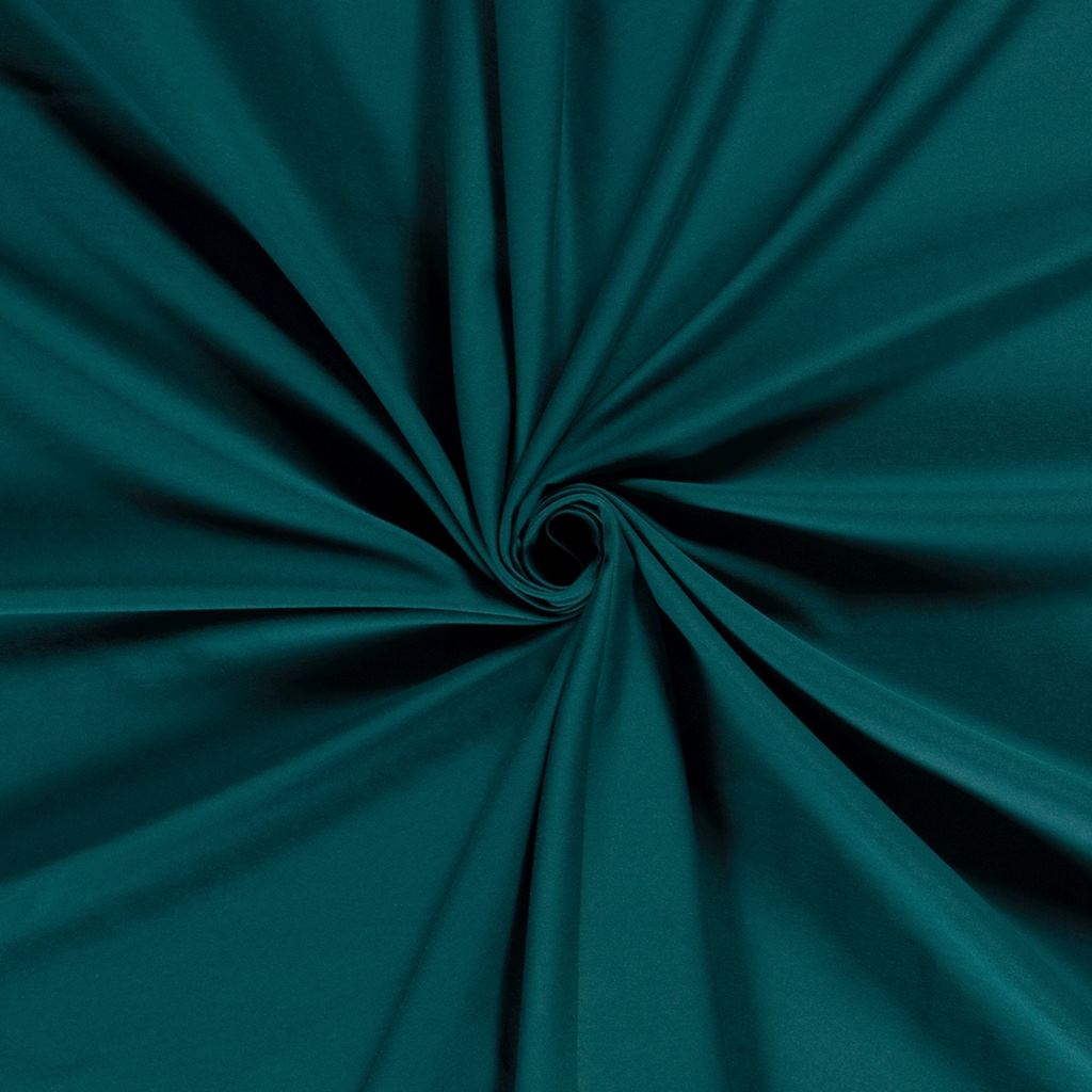 Uni Baumwolljersey Stoff in Petrol als hochwertige Meterware für Nähprojekte.