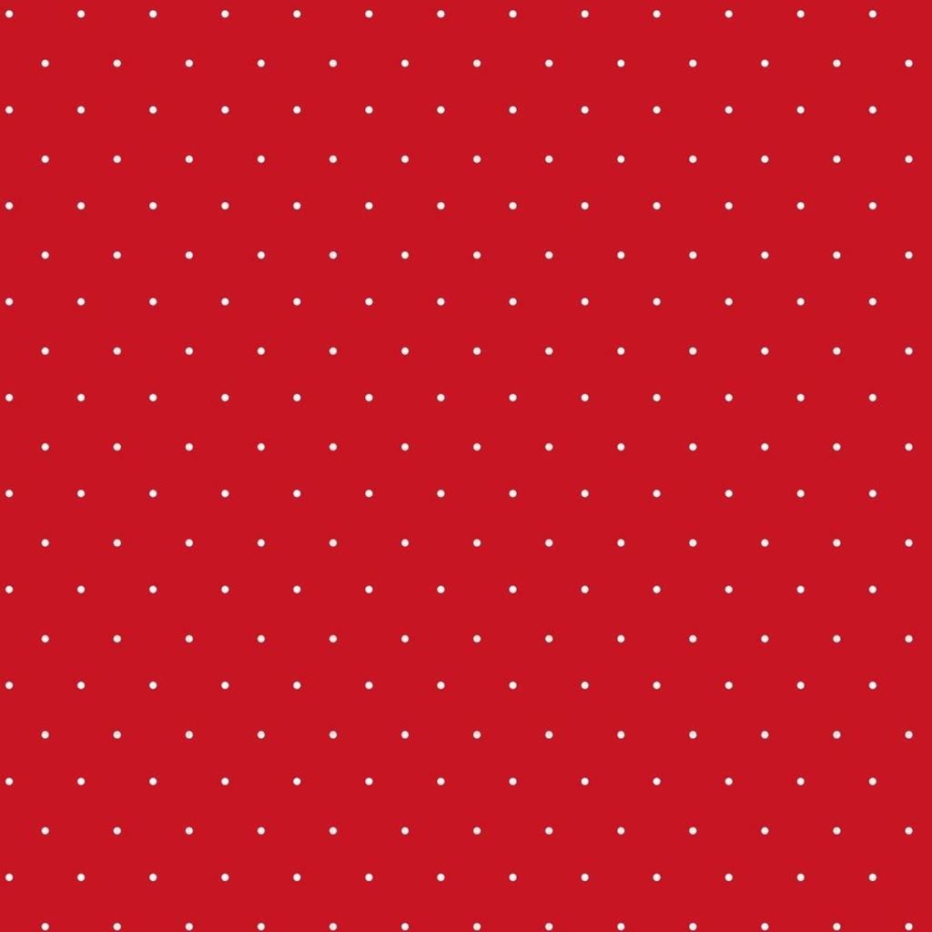 Baumwolljersey - Jersey Stoff - Motivjersey - Punkte in Weiß auf Rot