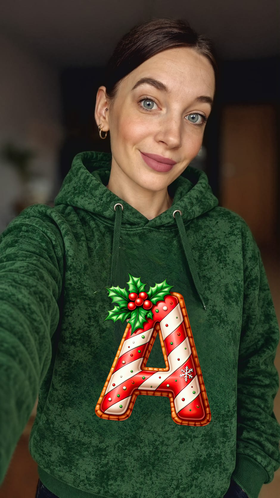 Personalisiertes Wunschpanel „Weihnachtsbuchstabe“ - Vororder | Schnuckidu