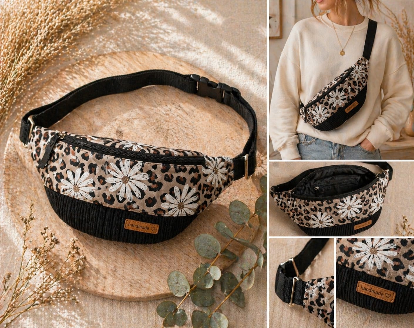 Stoffpaket Eigendesign Leoblume | Limitierte Näh-Box kaufen | Schnuckidu