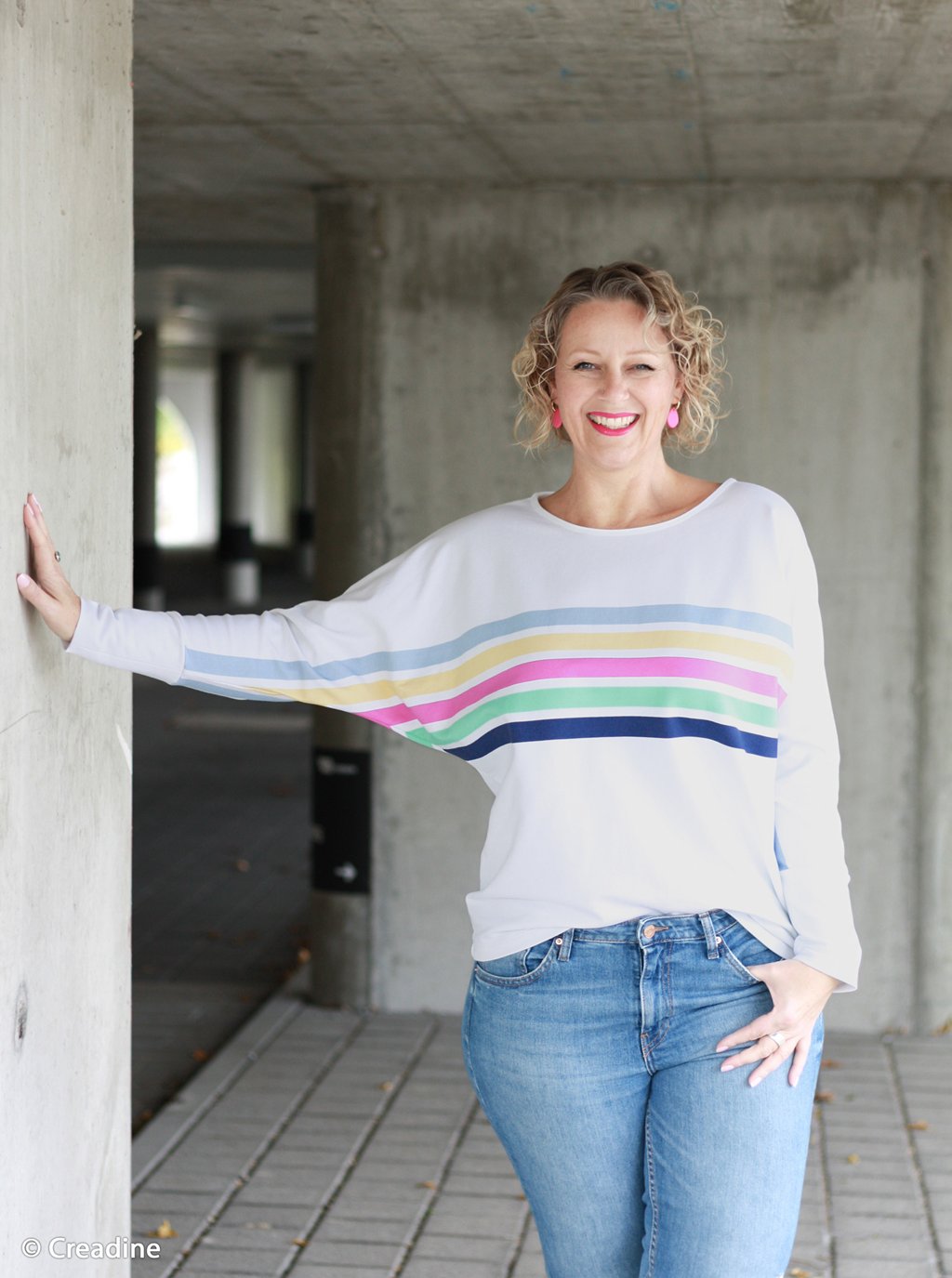 Vororder - Swafing - Panel Simply Stripes by lillesol&pelle - Weiß