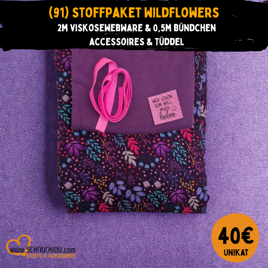 Stoffpaket - UNIKAT - Wildflowers