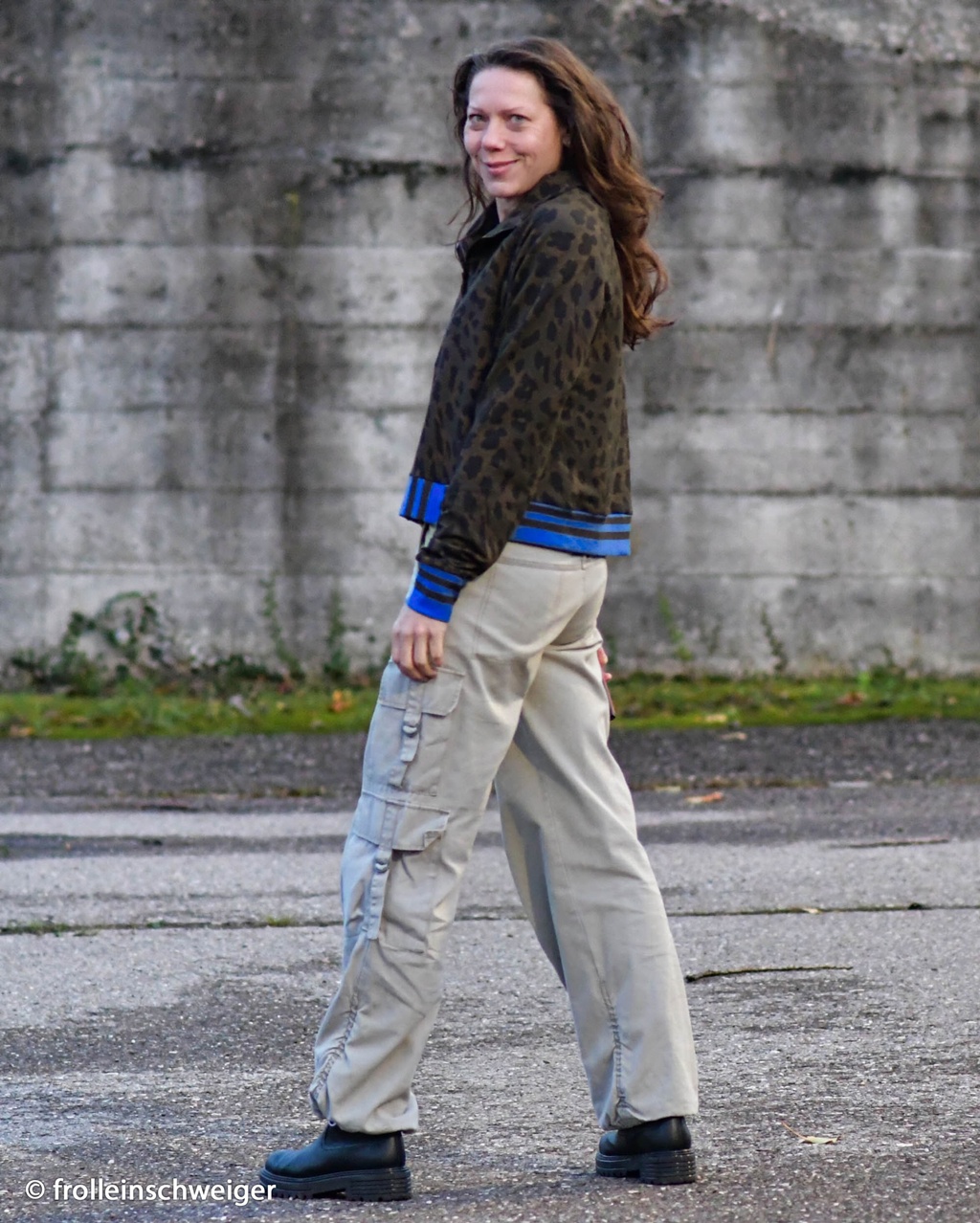 Modal French Terry - Swafing - Modal Leo by kibadoo - Braun/Blau