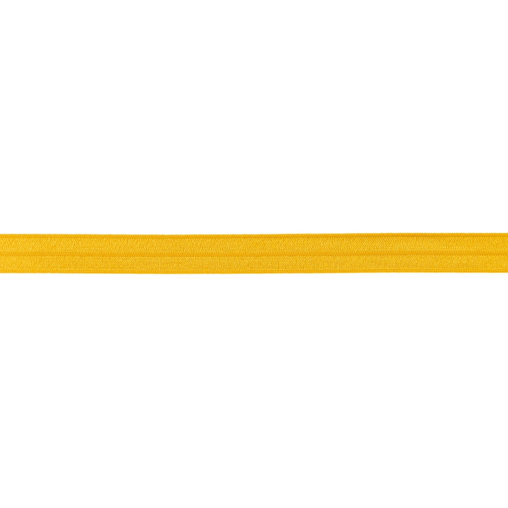 Elastisches Schrägband Polyamid - glänzend - Ocker