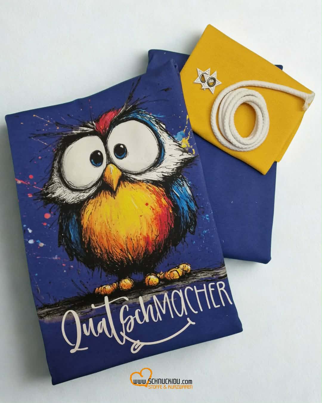 VORORDER - Eigendesign - Kombistoff - French Terry - Quatschmacher