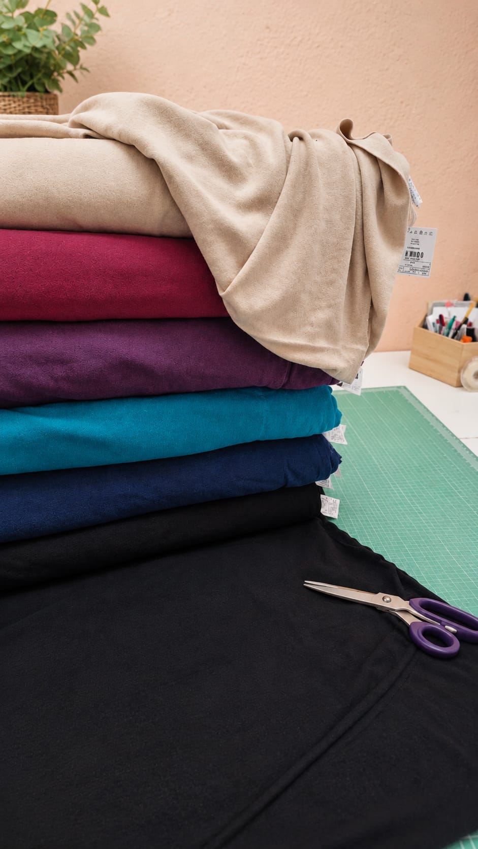 Italienischer Strickstoff Bono von Swafing