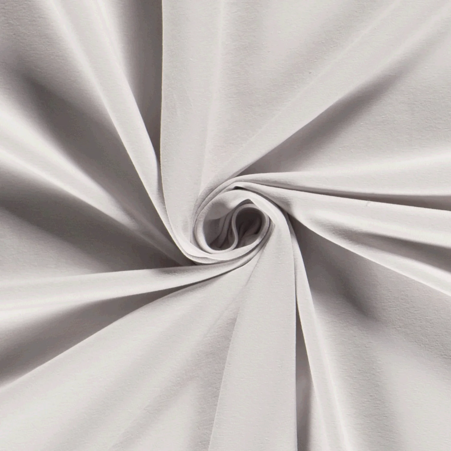 Klassischer Uni Jersey Stoff Hellgrau – hochwertiger Baumwolljersey Mandy von Schnuckidu