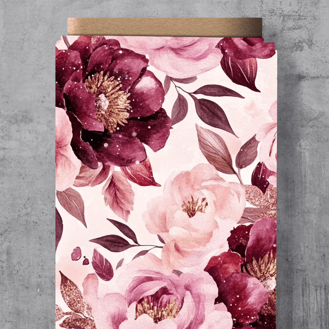 Eigendesign Stoff "Pfingstrosentraum" – Wunderschönes, großflächiges Blumenmuster mit üppigen Pfingstrosen in Rosé und Cremeweiß, exklusive Vororder bei Schnuckidu.