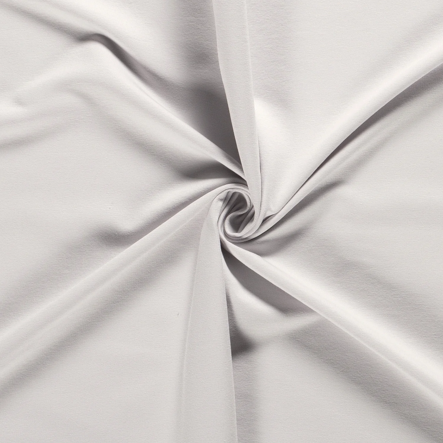 French Terry Sommersweat Uni in Hellgrau Melange – klassisches Lichtgrau, ungeraut, 95% Baumwolle, Öko-Tex Standard 100, elastisch