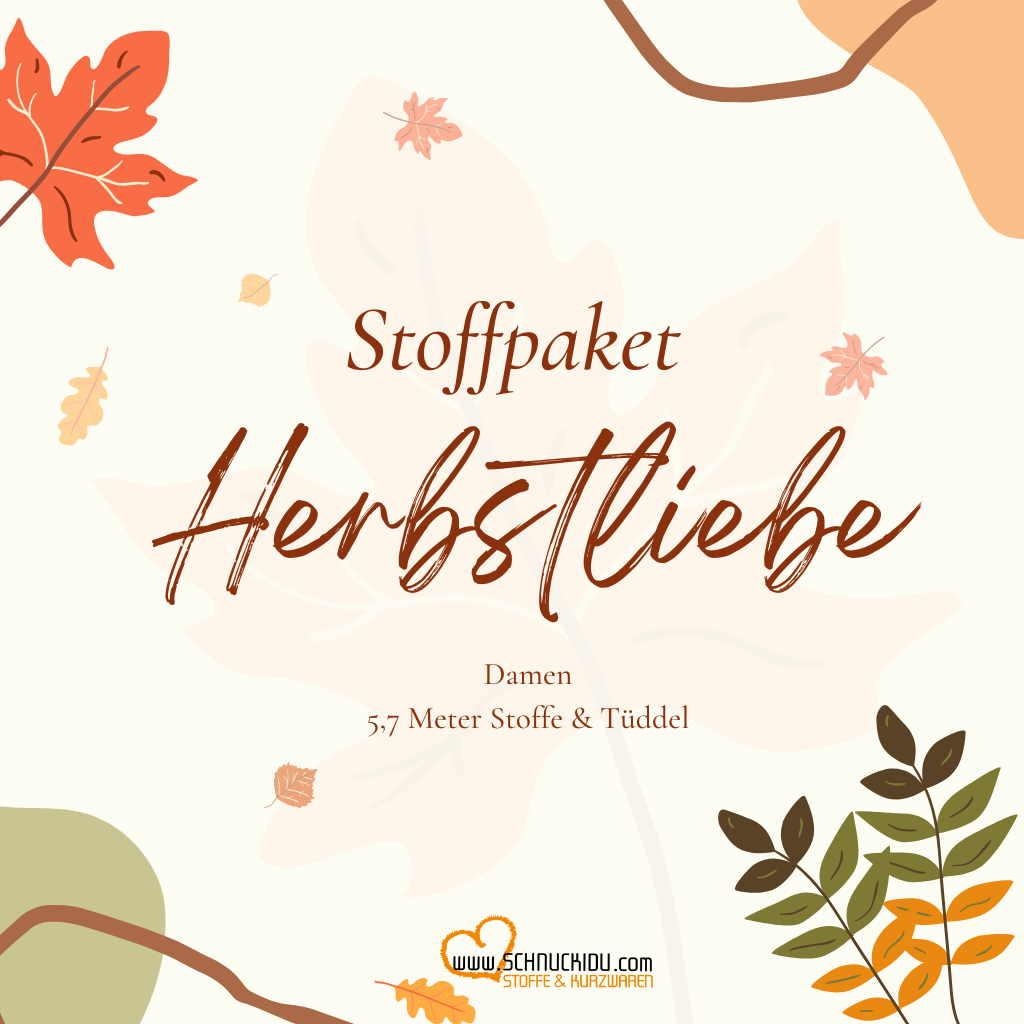Stoffpaket - Herbstliebe - 5,7 Meter Stoffpaket - Tüddelkram & Stoffe für Damen - VORBESTELLUNG