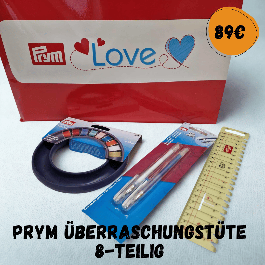 Prym Überraschungstüte – 8-teiliges Sparset im Wert von 105 €