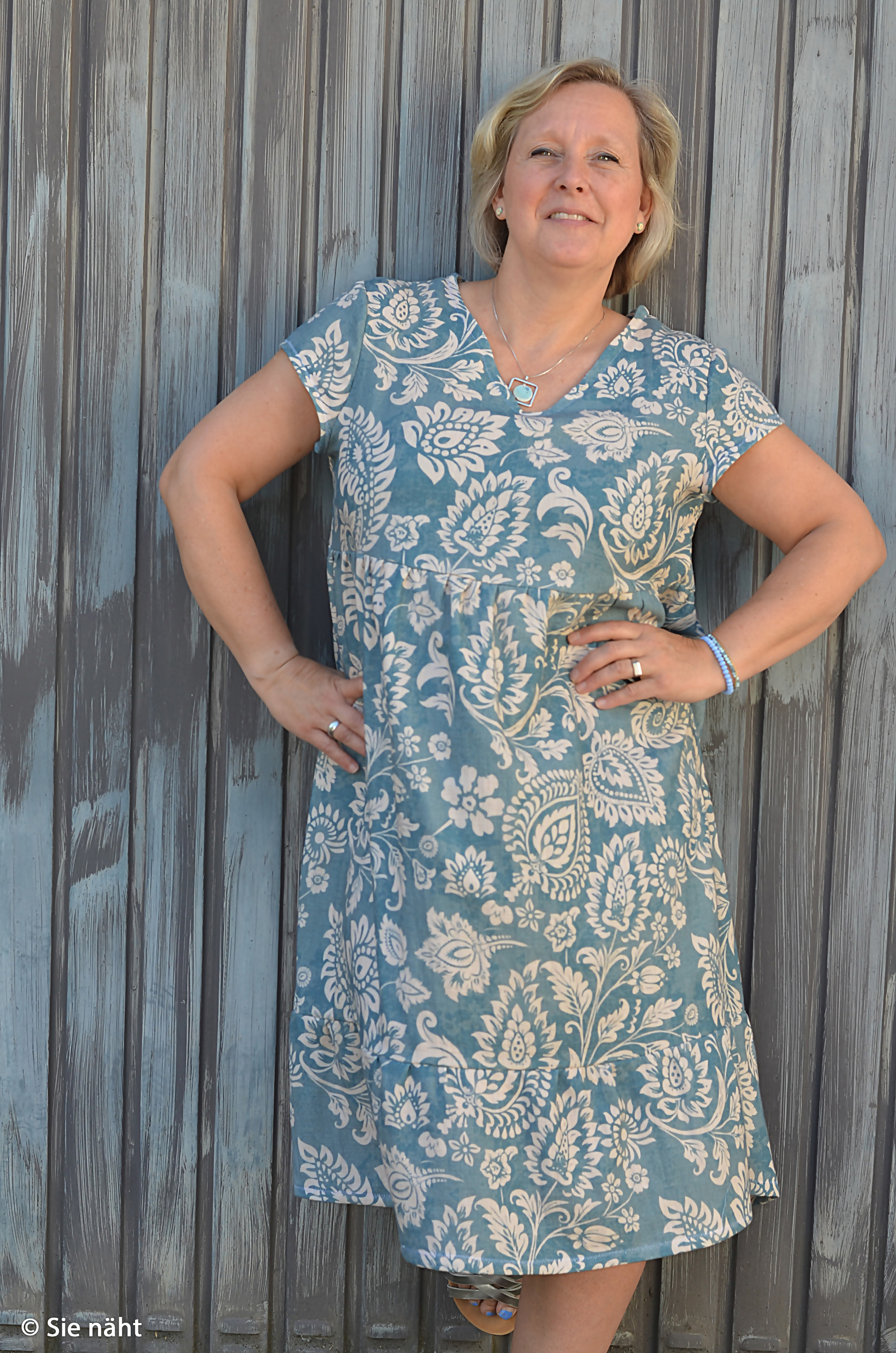 Double Slub Musselin - Swafing - Haren - Floral