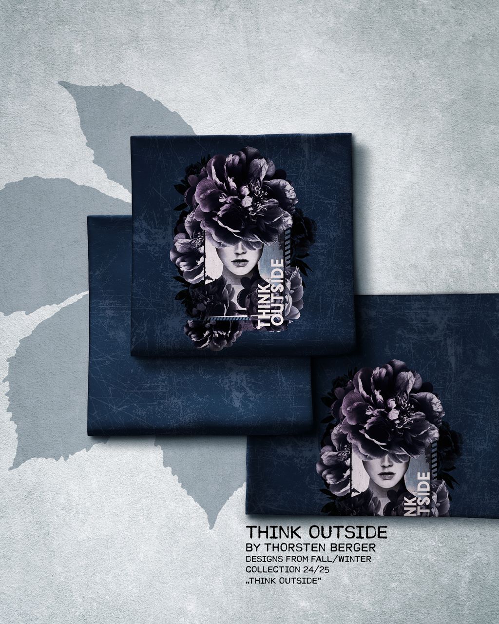 Panel - French Terry -  Think Outside by Thorsten Berger - ca. 85cm x 160cm
