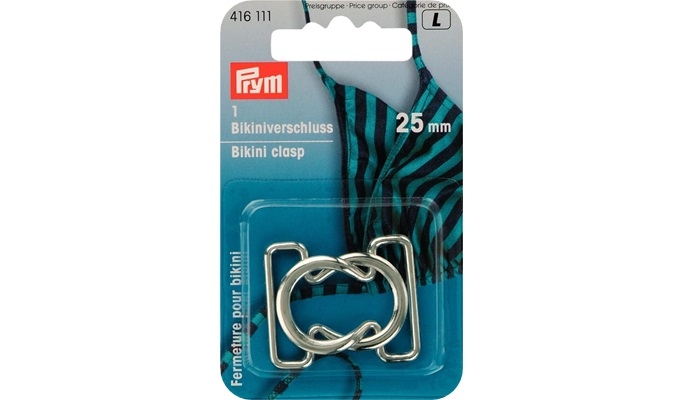 Prym - Bikiniverschluss Silber für deinen Bikini 416111