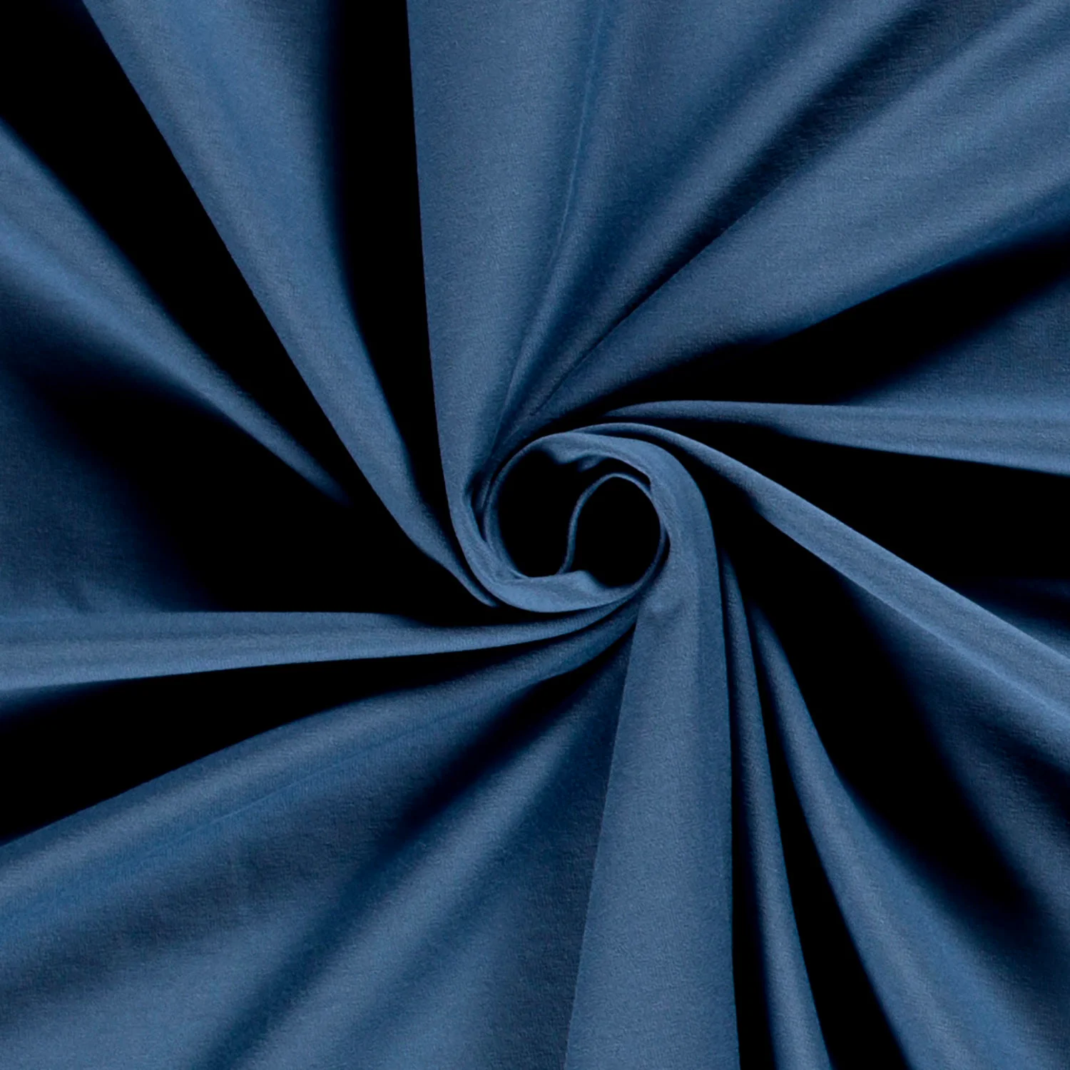 Uni Baumwolljersey Stoff in Taubenblau als hochwertige Meterware für Nähprojekte.