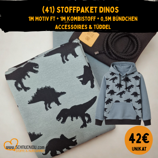 Stoffpaket - UNIKAT - Dinos