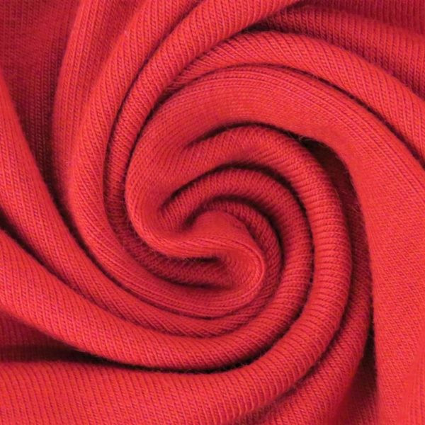 Sommersweat Stoff - French Terry - Abschnitt - 100cm x 150cm - Rot