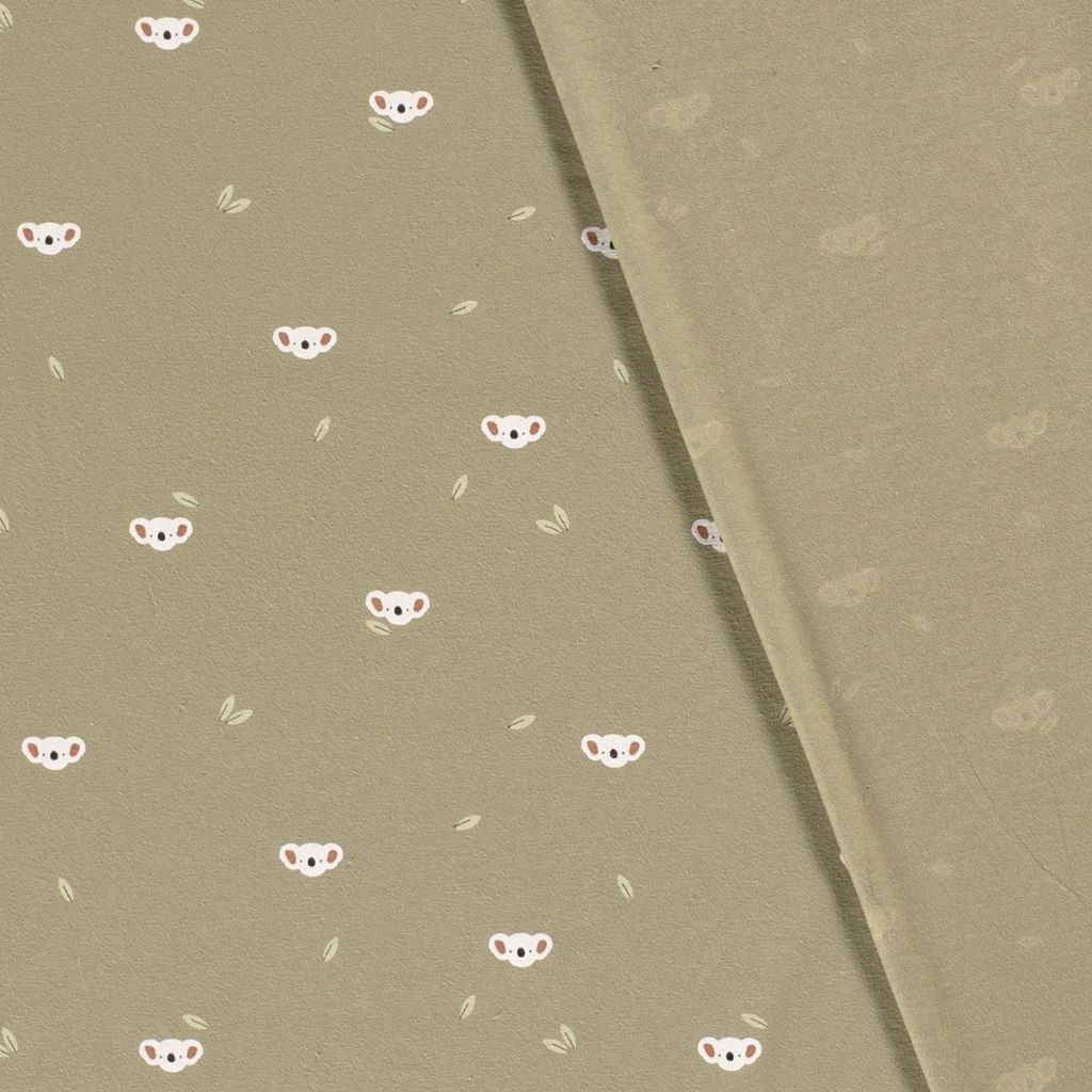 Motivjersey - Digitaldruck - Koala auf Khaki
