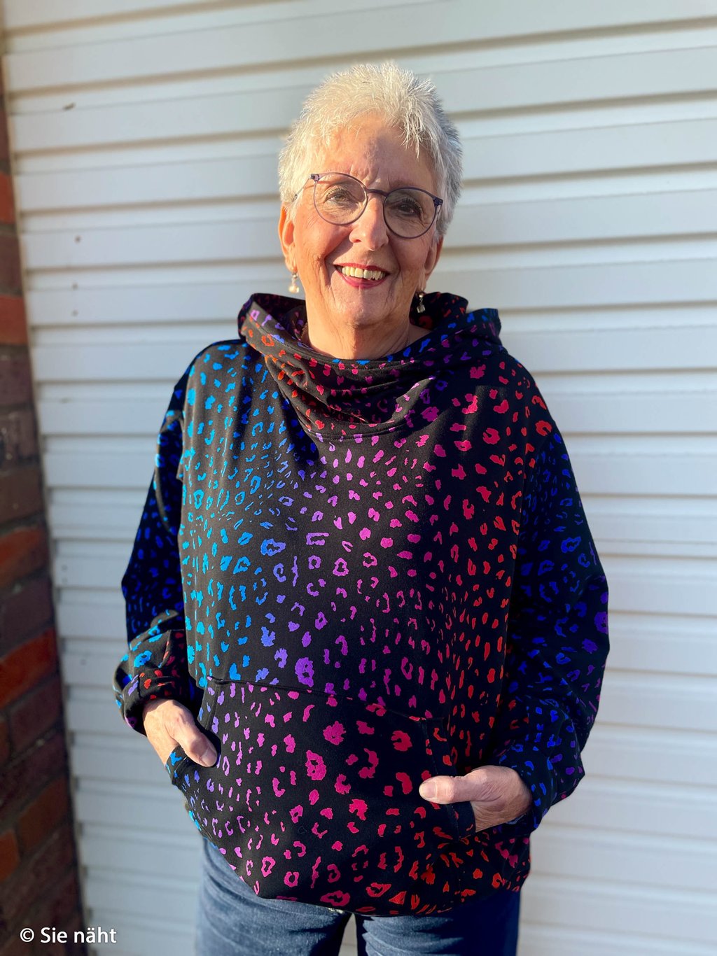 Vororder - French Terry Motiv - Swafing - Abado - Leoprint