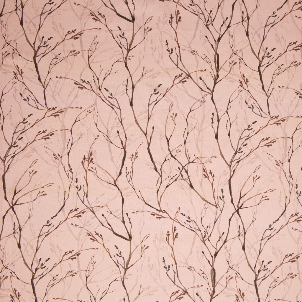 Canvas - Dekostoff - Leinenoptik - Swafing - Barisa - Zweige auf Rosé