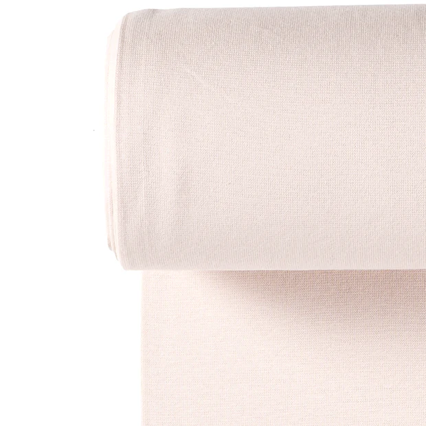 Extrem weiches Feinripp-Bündchen in Babyrosa – ideal für Neugeborene