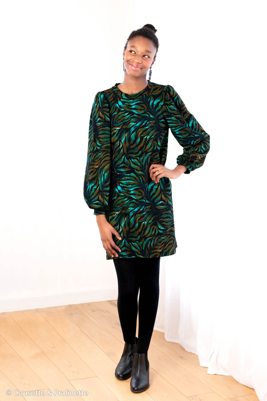 Vororder - Jersey - Swafing- Luminoso by Bienvenido Colorido - Schwarz/Mint