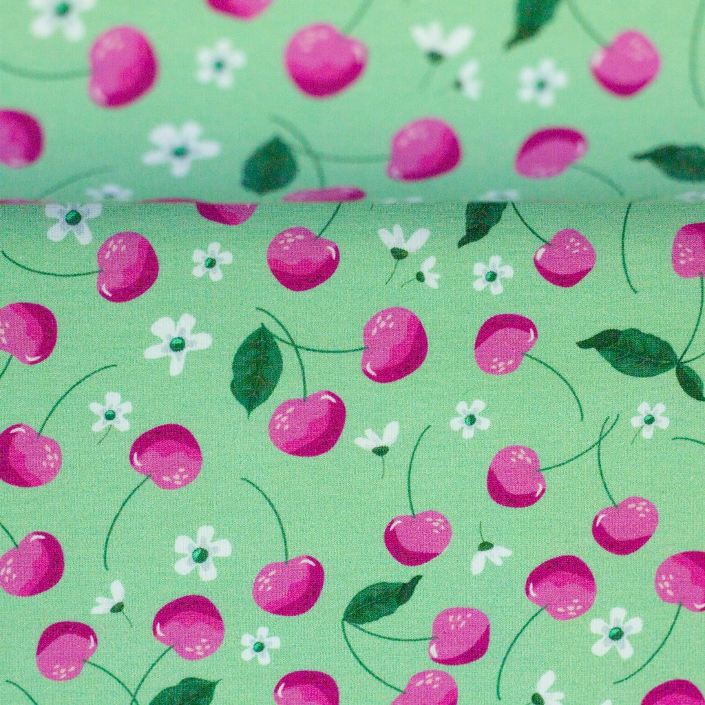 Motivjersey – Digitaldruck – Swafing - Melody - Kirschen