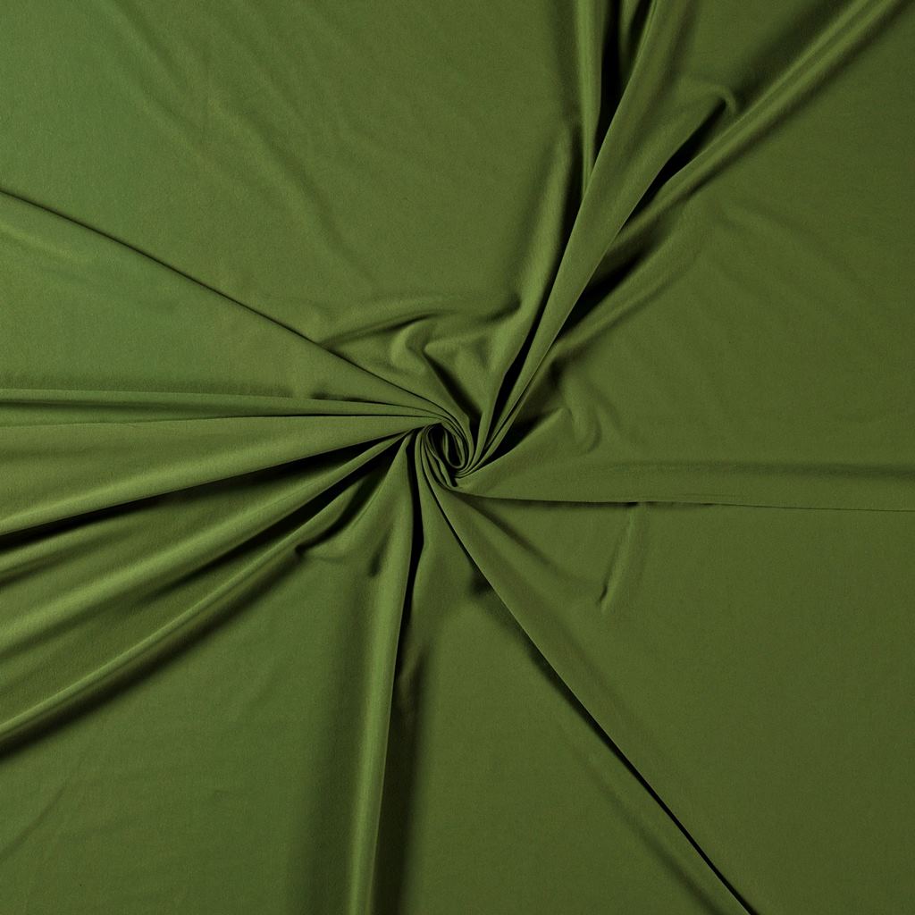 Uni Baumwolljersey Stoff in Limette, Mandy-Selektion, Öko-Tex Standard 100 zertifizierte Meterware.