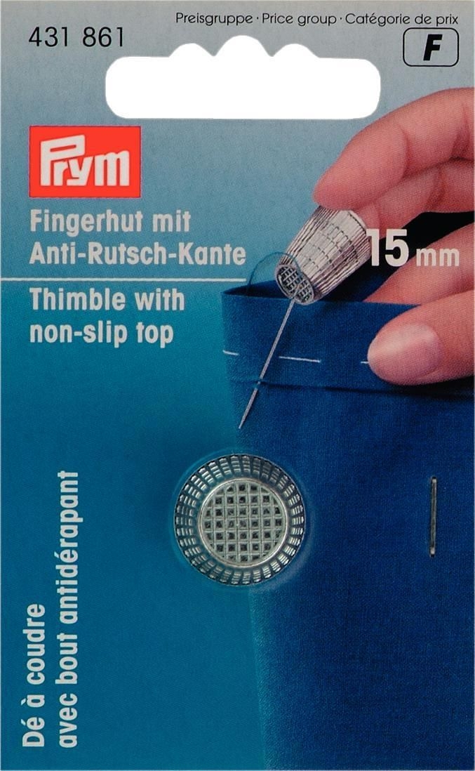 PRYM Fingerhut Durchmesser 15 mm - Silber