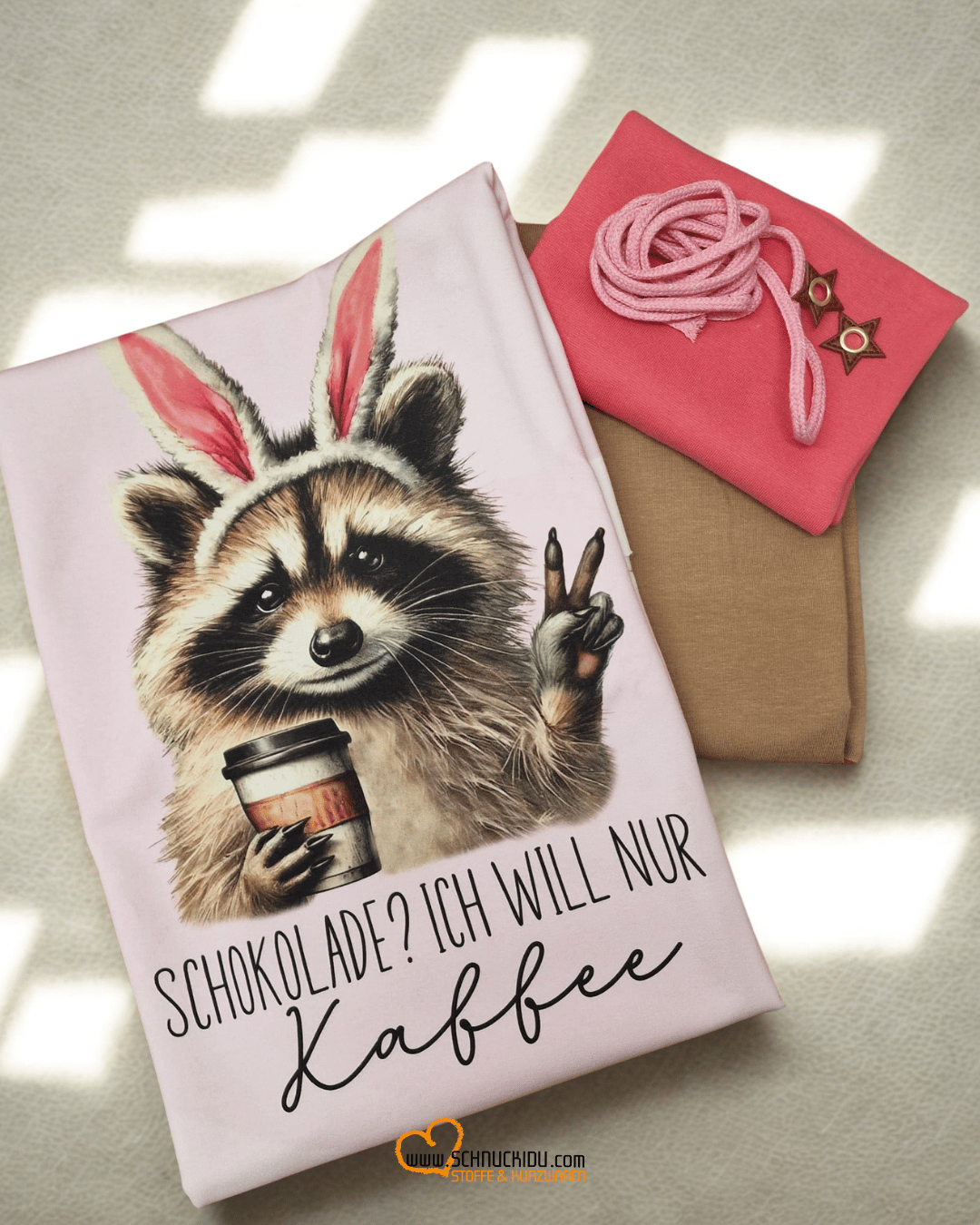 VORORDER - Panel Eigendesign  - French Terry - ca. 80x145cm - Osterwaschbär