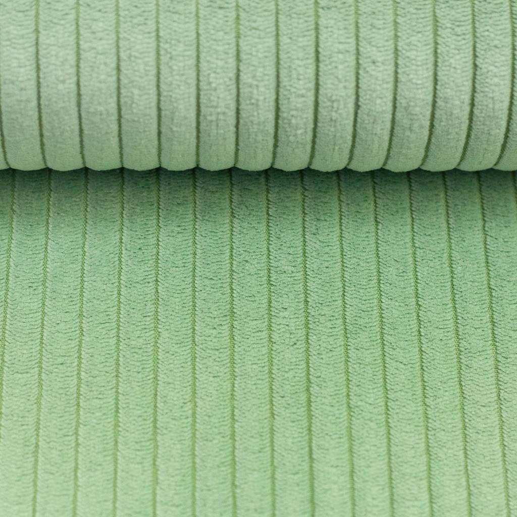 Swafing Breitcord Wanja in Mint, robuster Cordstoff, 100% Polyester, 380g/m², ideal für Taschen und Heimtextilien, Vorbestellung