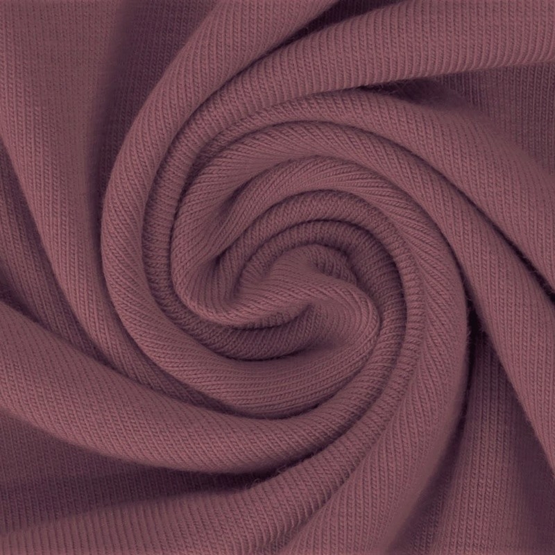 Baumwolljersey - Jersey Stoff Uni - New Fashion Color - Pastell - Dunkles Altrosa