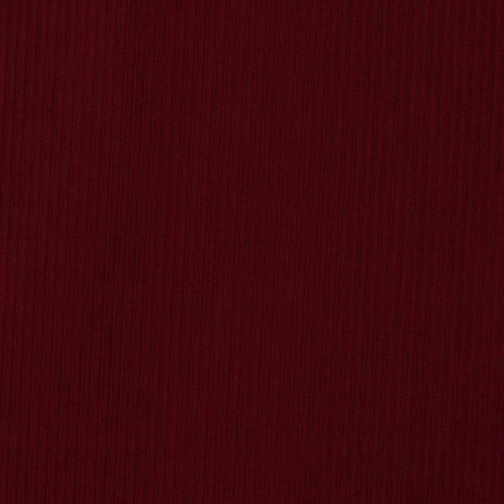 Grob gerippter Cordstoff Bordeaux Weinrot Breitcord Samt Bezugsstoff robust
