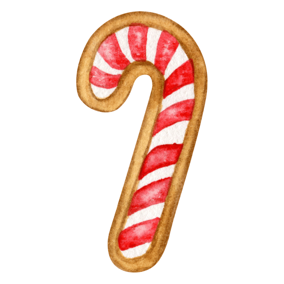 Bügelbild - Plott - Zuckerstange - 6,9cm x 13,6cm